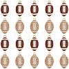 20Pcs 2 Styles Alloy Rhinestone Pendants FIND-SC0022-78-1