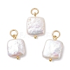 Natural Nucleated Pearl Keshi Pendants PALLOY-JF04626-01-1
