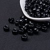 Opaque Acrylic European Beads X-PL338-45-2