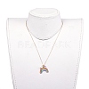 Pendant Necklaces and Dangle Earrings Jewelry Sets SJEW-JS01087-6
