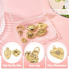 6Pcs 6 Styles Brass Pendants KK-TA0002-23-5