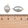 Natural Freshwater Pearl Pendants PALLOY-JF02153-02-3