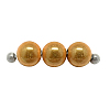 Spray Painted Acrylic Beads MACR-Q154-10mm-M-2