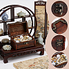 Retro Rectangle Wooden Storage Treasure Chests for Trinkets AJEW-WH0871-84A-3