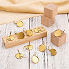 40Pcs 304 Stainless Steel Leverback Earring Settings STAS-SC0021-50-6
