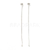 925 Sterling Silver Flat Head Pins STER-F018-01B-3