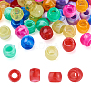 Cheriswelry 400Pcs 8 Colors Resin Large Hole Beads RESI-CW0001-12-2