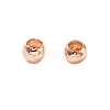 Brass Crimp Beads KK-S509-01RG-01-2