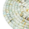 Frosted Natural Flower Amazonite Beads Strands G-K389-C29-01-3