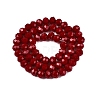 Opaque Solid Color Imitation Jade Glass Beads Strands X-EGLA-A044-P8mm-D02-3