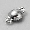 Faceted Glass Flat Round Connector Charms FIND-WH20042-56M-2