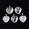 Natural Quartz Crystal Pendants G-T143-49M-1