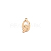 Brass Micro Pave Cubic Zirconia Charms KK-TAC0004-04Q-2