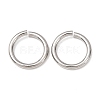 Tarnish Resistant 304 Stainless Steel Open Jump Rings X-STAS-R065-41-4