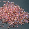 AB Color Plated 3D Nail Art Glass Mini Ball Beads MRMJ-WH0064-40L-1
