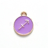 Alloy Enamel Pendants ENAM-S124-01B-01F-2