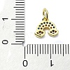 Brass Micro Pave Colorful Cubic Zirconia Pendants KK-H475-12G-3