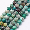 Natural Chrysocolla Beads Strands G-J369-02-7mm-1
