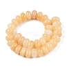 Natural Yellow Jade Beads Strands G-T138-74A-2