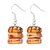 Acrylic Food Model Dangle Earrings PW-WG51A76-09-1
