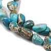 Dyed Natural Imperial Jasper Beads Strands G-A283-A01-01-4