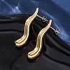 Teardrop 304 Stainless Steel Stud Earrings EJEW-A125-28B-G-3