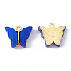Alloy Acrylic Pendants ENAM-R136-01F-1