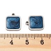 304 Stainless Steel Enamel Charms STAS-Z078-22P-3