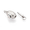 925 Sterling Silver Box Clasps STER-T007-135P-2