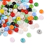 Imitation Jade Glass Seed Beads SEED-Q038-01A-1