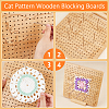 Square Wood Crochet Blocking Board DIY-BC0013-59D-4