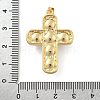 Brass Pendants X-KK-C091-01G-3