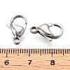 304 Stainless Steel Lobster Claw Clasps STAS-T065-15mm-34P-3