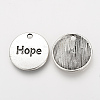 Tibetan Style Alloy Pendants TIBEP-Q078-19AS-RS-2
