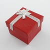 Cardboard Jewelry Set Boxes with Bowknot and Sponge Inside CBOX-R005-3-1