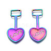 Rainbow Color Alloy Pendants PALLOY-N156-193-NR-2