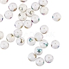 Electroplate Opaque Glass Beads EGLA-CJ0001-02-6