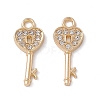 Alloy Crystal Rhinestone Pendants ALRI-K049-10C-1