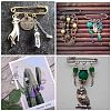 Iron Brooch Findings X-KK-Q491-G-5