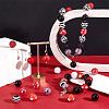 1 Set Mixed Style Acrylic Round Beads Sets SACR-PH0001-52H-5
