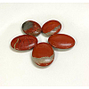 Natural Red Jasper Oval Palm Stone G-P415-54-3