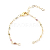 Natural Tourmaline Handmade Beaded Chains Bracelet Making AJEW-JB00907-02-1