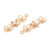 Brass with Glass Pendants KK-G468-48G-2