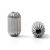 304 Stainless Steel Corrugated Beads STAS-E005-6-2