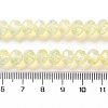Baking Paint Transparent Glass Beads Strands DGLA-A034-J8MM-D06-4