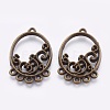 Tibetan Style Alloy Chandelier Components Links TIBE-F025-21AB-2