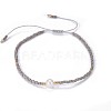 Adjustable Nylon Cord Braided Bead Bracelets X-BJEW-P256-B01-3