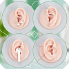2Pcs Soft Silicone Ear Displays Mould for Earring Display ODIS-NB0001-39-4