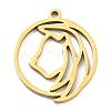 304 Stainless Steel Pendants STAS-Z043-01E-1