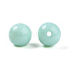 Opaque Solid Color Glass Beads GLAA-N007-8mm-A12-2